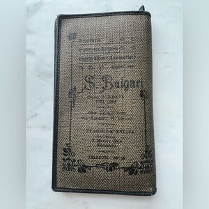 Bulgari Leather Wallet